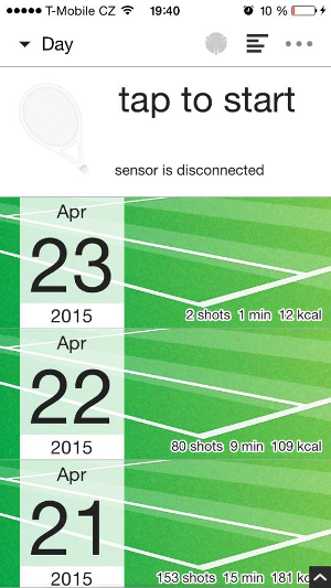 Sony tennis sensor app offline mode - review