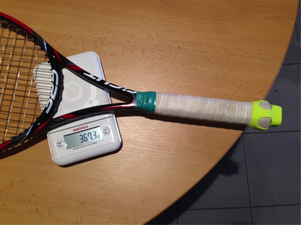 Zepp tennis racquet weight with flex mount - review