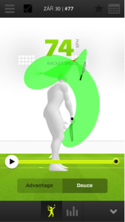 Zepp tennis application 3D Serve Mode - review